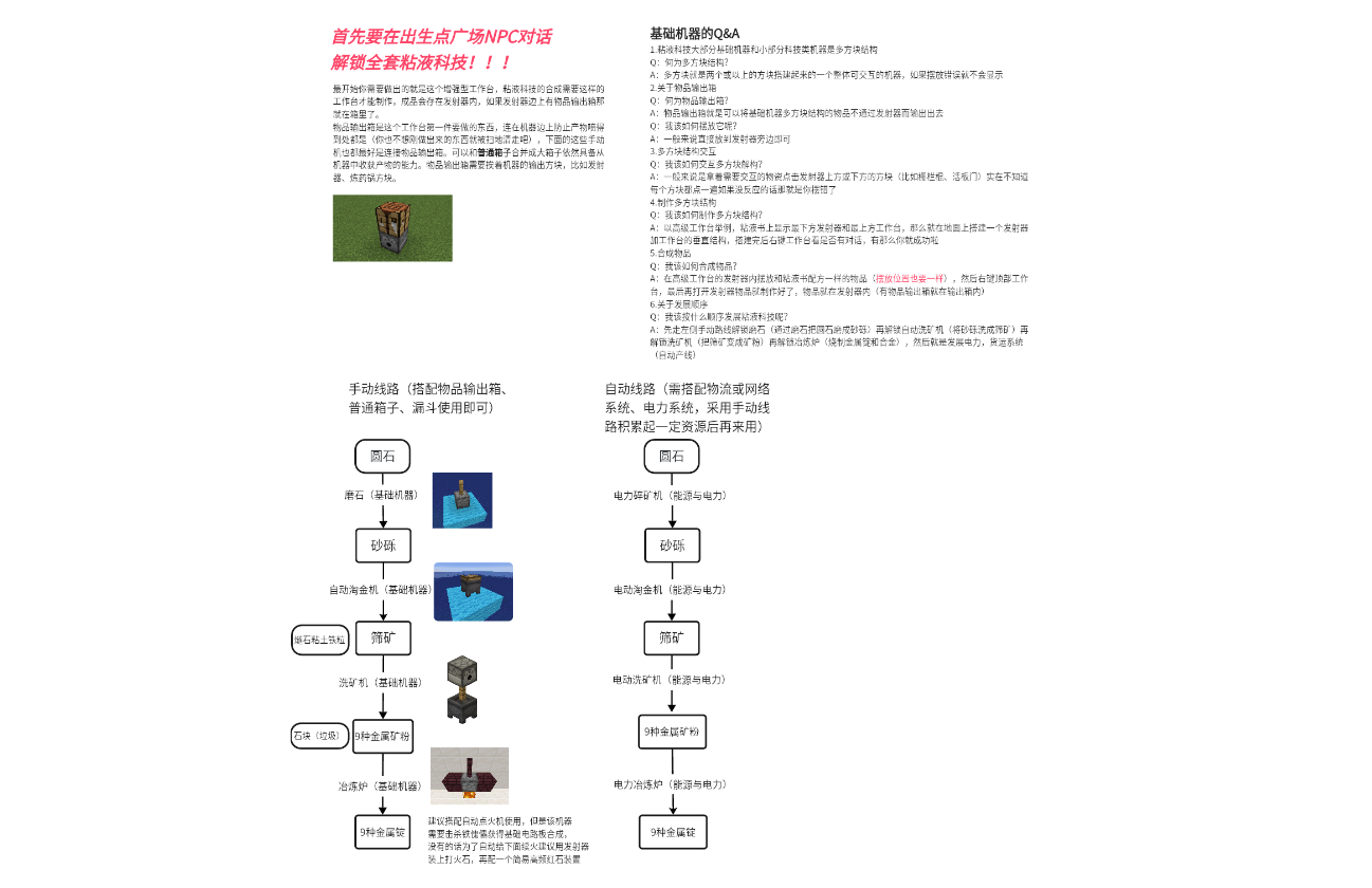粘液科技基础教程（施工中）