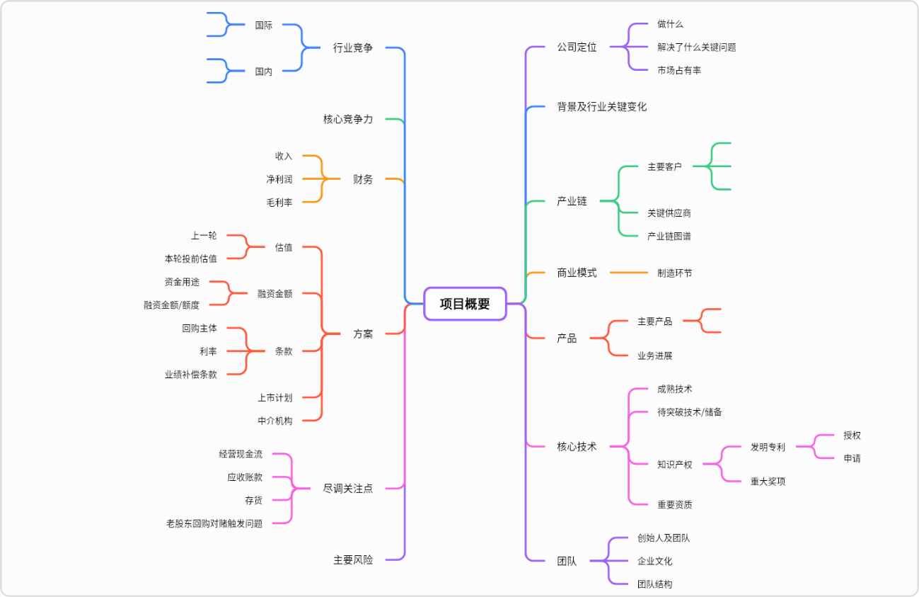 风险投资项目概要